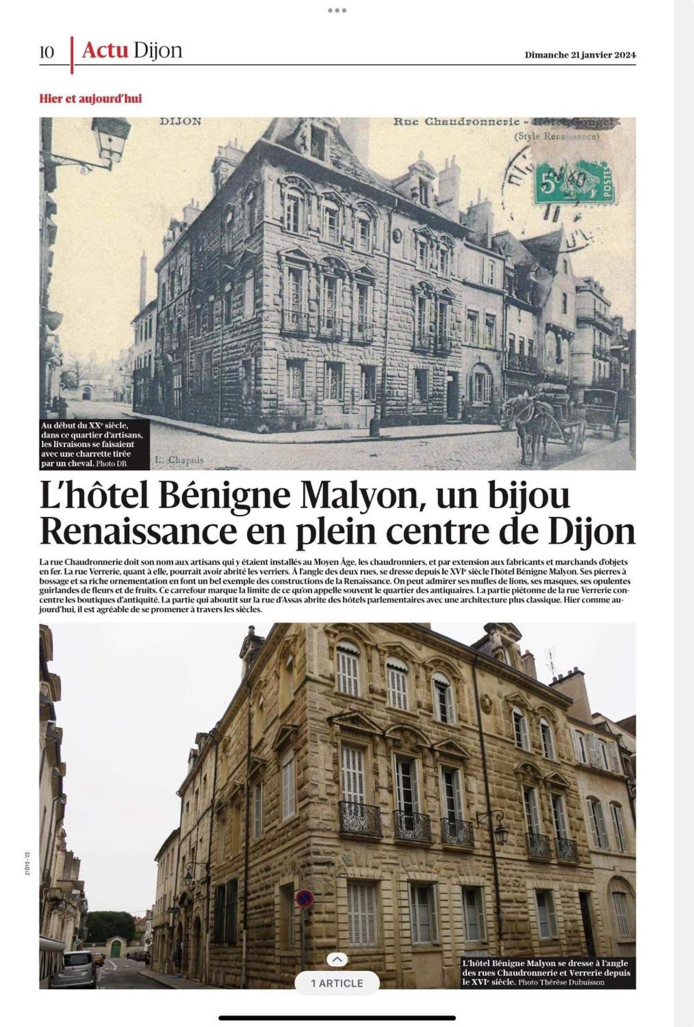 Benigne Malyon Apartman Dijon Kültér fotó